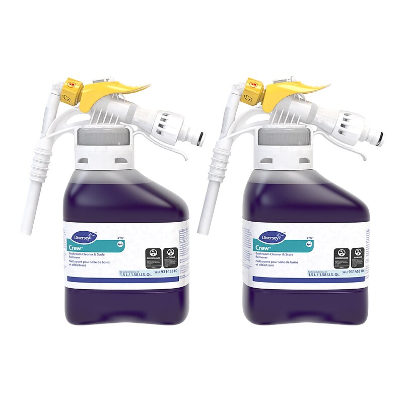 Crew 44 Diversey RTD Bathroom Cleaner & Scale Removers, Liquid, Unscented, 50.7 Fl. Oz., 2/Carton (93145310) image 1