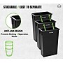 Alpine Industries Plastic Trash Can and Dolly, 23 Gallon, Black (ALP477-BLK-PKD)~#|#~7846CEB4-B9D2-4995-AC6EA102C8BA245E_sc7