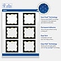 Avery Square Laser/Inkjet Multipurpose Labels, 3" x 3", White, 60/Pack (19479370851)~#|#~78492C3E-D517-49D3-A47D1220367F380C_sc7