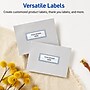 Avery Laser/Inkjet Rectangle Multipurpose Labels, 1" x 2-5/8", White, 160/Pack (S00-F8H)~#|#~784DFAFF-7076-48C3-ADD845F5FF940768_sc7