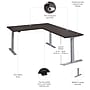 Bush Business Furniture Move 60 Series 60"W L Shaped Adjustable Standing Desk, Storm Gray (M6SL6078SGSK)~#|#~784E7287-B2A6-4D61-9DA91442CD0BA518_sc7