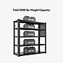 FlexiSpot 5-Shelf Metal Garage Storage Rack with Pegboard, 78" x 47.2" x 18", Black (CJ029-DJ)~#|#~785366DE-7237-4DF4-8345B3EF50C4A39B_sc7