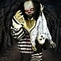 Haunted Hill Farm Life-Size Animatronic Talking Clown with Doll (HHCLOWN-10FLSA)~#|#~78559748-9051-4399-B8D30D2109F06390_sc7