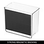 iDESIGN Magnetic Plastic Storage Bin, 5" x 3"x 6", Clear, 2/Pack (28039M2)~#|#~7861F04D-D0CC-4031-AE181585FEAD7200_sc7
