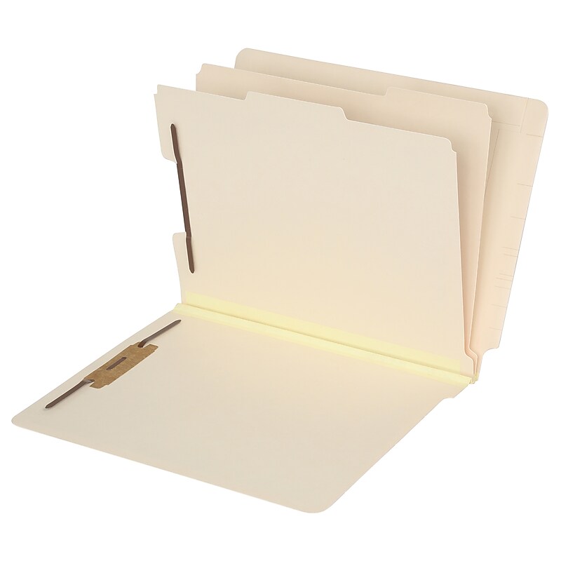 Pendaflex End Tab Classification Folder, 2-Dividers, 2" Expansion, Letter Size, Manila, 10/Box (PFX 13175) image 1