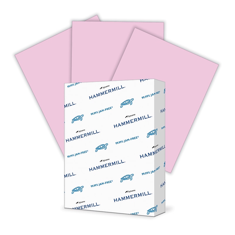 Hammermill Colors Copy Paper, 20 Lbs., 8.5" x 11", Lilac, 500 Sheets/Ream (102269) image 1