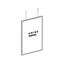 Azar Poster Holder, 24" x 36", Ceiling, Silver Aluminum (300416)~#|#~786E9F6A-E97E-4F83-BD6C8D799FAC5BD4_sc7