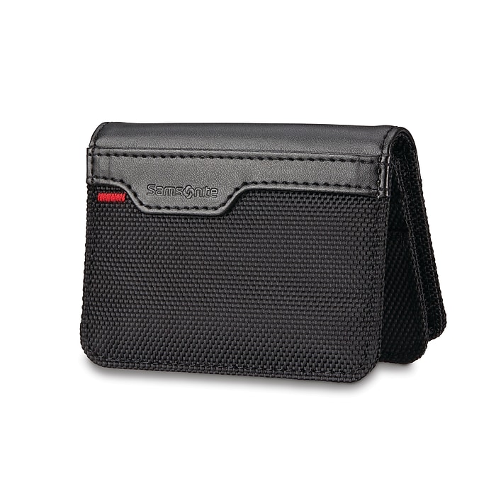 Samsonite Business Card Wallet, Black (116461-1041) Staples