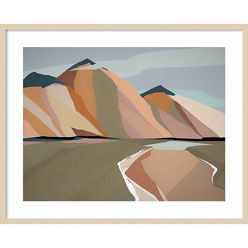 Amanti Art Australian Alps by Urban Road Wood Framed Wall Art Print, 41" x 33" (A42677943401) image 1