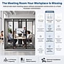 Uncaged Ergonomics Modular Acoustic Office Pod with Ventilation, Lighting and Power, Large, White (POD-L-White)~#|#~7877DA63-AF81-4E80-99EBB13B2DB84836_sc7