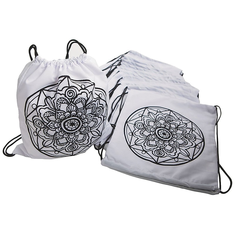 S&S Velvet Art Mandala Backpack, 12/Pack (PS1438) image 1