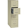 Lorell Commercial 4-Drawer Vertical File Cabinet, Letter Size, Lockable, 52"H x 15"W x 25"D, Putty (LLR60652)~#|#~787BDDB4-5219-444F-A8FAC885DB42C482_sc7