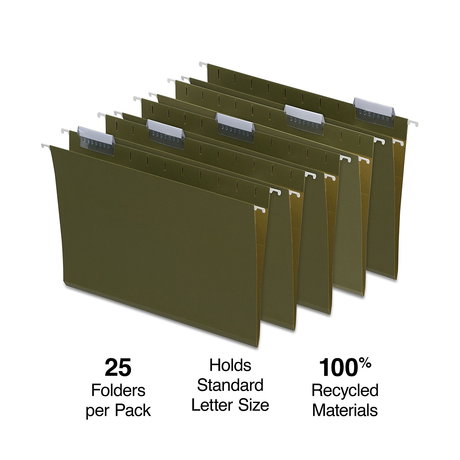 Staples Poly Expanding Hanging File Folders Letter Size Assorted 5/PK 706811 