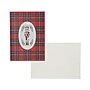 DesignWorks Ink Nutcracker Plaid Holiday Cards, 5 x 7, Assorted Colors (THC57D-105ST)~#|#~787CCAB6-395F-4BE3-96600D93E0D92726_sc7