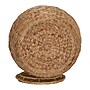 Household Essentials Round Handwoven Water Hyacinth Barrel Wicker Storage Basket Side Table, Natural (HHML-4105)~#|#~7880D954-07D6-4672-87C22506DB9202F0_sc7
