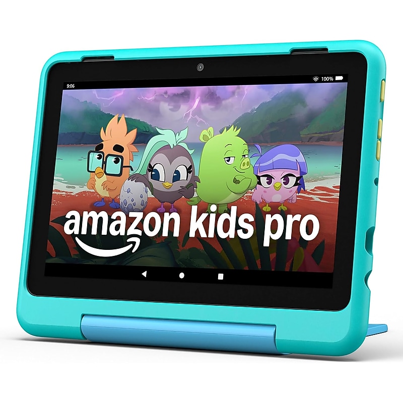Amazon Fire HD 8" Kids Pro Tablet, 32GB, Hello Teal (B0D1DMSV9G) image 1
