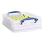 Really Useful Box 11.6 Quart Storage Box with Latching Lid, Plastic, Clear (11CL)~#|#~78814375-5CD2-4BBD-ADF7A8D674055D6D_sc7