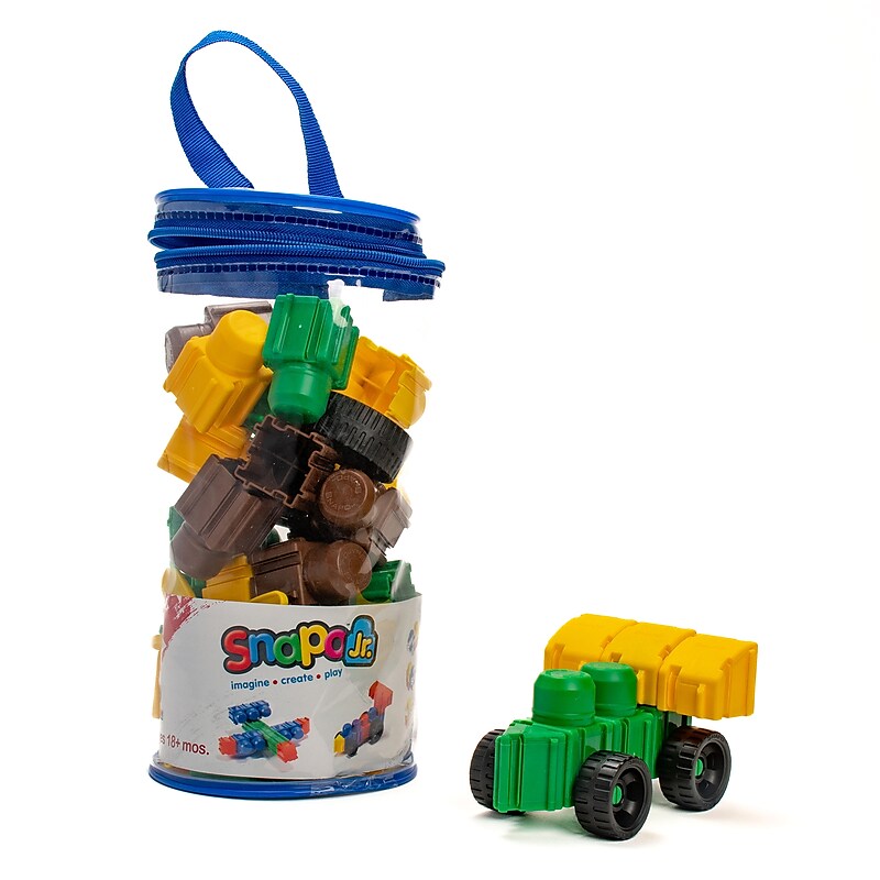 Snapo Jr. Building Blocks Dinosaur Creator Kit, 40 Pieces/Set (SNP3240D) image 1