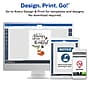 Avery Laser/Inkjet Multipurpose Labels, White, 1 Labels/Sheet, 100 Sheets/Pack (94263)~#|#~7884827B-9A90-43F1-B83542215D741182_sc7