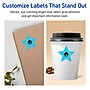 Avery Printable Burst Multipurpose Labels, 2-1/4" x 2-3/8", Bright Blue, 480/Pack (94611)~#|#~7888F606-2A4E-40BA-8E3F5E871A12570A_sc7