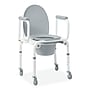 Medline Bedside Commode, Drop-Arm, Without Backrest, Steel Frame, 300 lb. Capacity (G1-303DWX1)~#|#~788BE212-423A-4BD3-B0F4E6974C629BE8_sc7