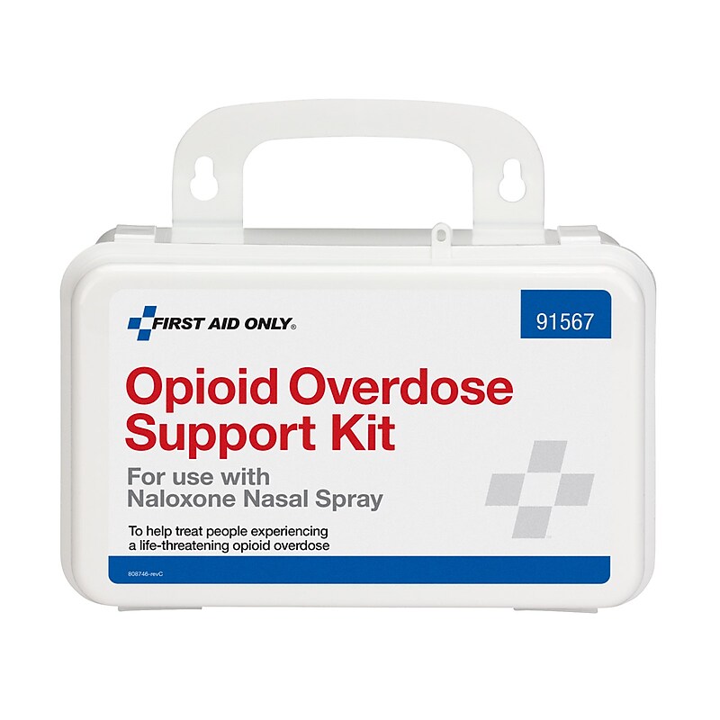 First Aid Only 12-Piece Opioid Overdose Emergency Preparedness Kit, 6 Kits/Carton (91567) image 1