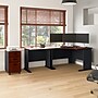 Bush Business Furniture Cubix 48"W Corner Desk with Return and Mobile File Cabinet, Hansen Cherry (SRA005HCSU)~#|#~788E359C-89EA-4920-AF803280C00C9BE7_sc7