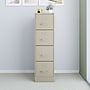 Staples Commercial 4-Drawer Vertical File Cabinet, Letter Size, Lockable, 51.97"H x 15"W x 22"D, Putty (22336D)~#|#~7891E735-93BF-4744-9D936E5C5C481CAB_sc7