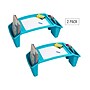 Mind Reader 10.75" x 22.25" Plastic Kids' Lap Desk Activity Tray, Blue, 2/Pack (2KIDLAP-BLU)~#|#~7892B5CA-AD37-49A4-8888B20DCBA12899_sc7