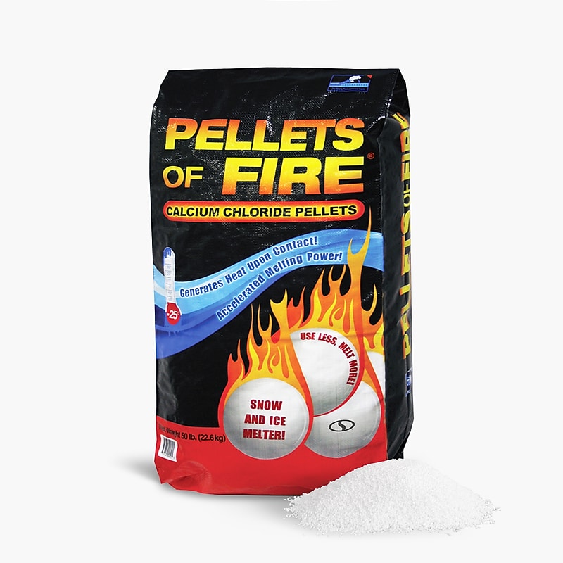 Snow Joe Pellets of Fire Ice Melt Pellets, 50 lb. Bag (CP50) image 1