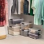 Iris 20.5 Quart Storage Container with Lid, Plastic, Clear, 6/Pack (500296)~#|#~789EE2AF-6203-47EB-B9CDDBF6613A6194_sc7