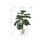 Monarch Specialties Inc. 24" Artificial Monstera Plant in Pot (I 9551)~#|#~78A1D558-D4C2-40AA-B9EF6A0314C372A4_sc7