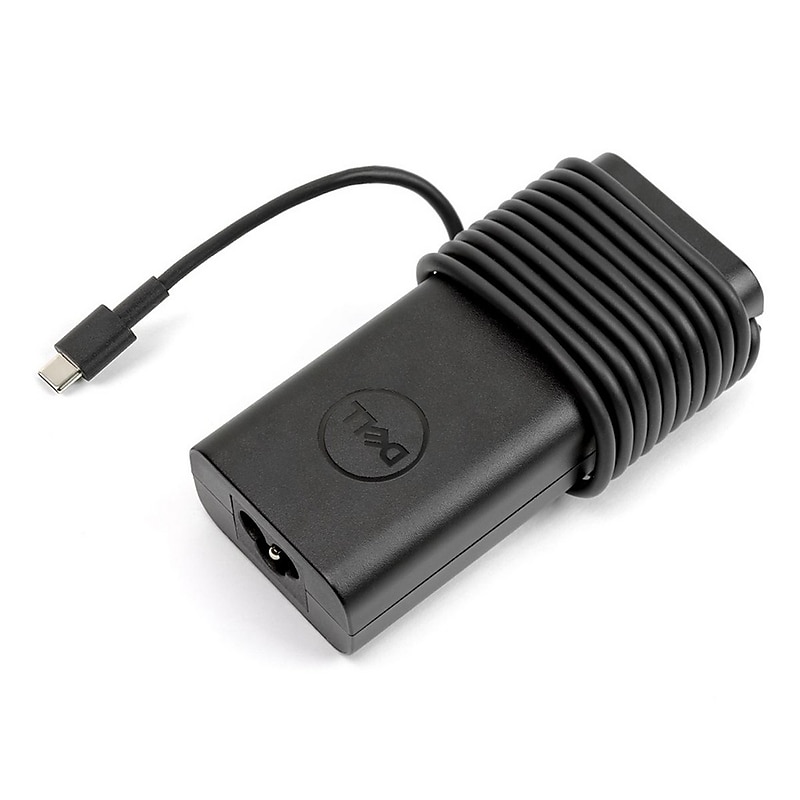 Dell 65W USB-C AC Adapter for Dell Laptop, Black (RGF3F) image 1
