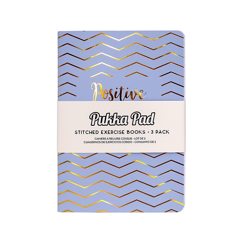 Pukka Pad Composition Notebooks, 4.6" x 6.8", College-Ruled, 20 Sheets, Assorted Colors, 3/Pack (9979(AST)-HZE) image 1