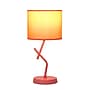 Simple Designs Abstract 17.13" LED Table Lamp, Orange (LT1172-ORG)~#|#~78A9CB0E-FBC8-4E50-9E12CEE4C6A388C9_sc7
