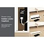 South Shore Helsy 78"W L-Shaped Computer Desk with Removable Hutch, Soft Elm/White (13298)~#|#~78AA4119-E745-49F9-AAD652431B07A2AE_sc7