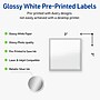 Avery Laser/Inkjet Square Multipurpose Labels, 3" x 3", White, 120/Pack (S00-F3J)~#|#~78AB35C4-EA01-47EF-8132ACC87E18ACE3_sc7