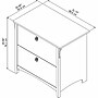 Bush Furniture Salinas Lateral File Cabinet, Antique White (SAF132AW-03)~#|#~78AFC504-9A57-4970-A66C8CACD3E7845B_sc7
