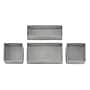 Whitmor Fabric Drawer Organizers, Gray, 4/Set (5455-9871)~#|#~78B054D0-BA3D-44BD-AAEF0CB735412FB5_sc7