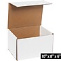 Corrugated Mailers, 10" x 8" x 6", White, 50/Bundle (M1086)~#|#~78BCA4F8-247E-43A1-B8D368525030E2F3_sc7