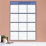 2027 AT-A-GLANCE 48" x 32" Yearly Dry Erase Wall Calendar, Reversible, White/Blue (A1152-27)~#|#~78C31759-4A9F-470B-AB2B74D67C37A61C_sc7