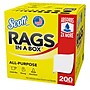 Scot Rags in a Box, 9" x 12", White, 200 Sheets/Box, 8 Boxes/Carton (75260)~#|#~78C59793-C7AD-4743-AD91C35B2B1DD2CA_sc7