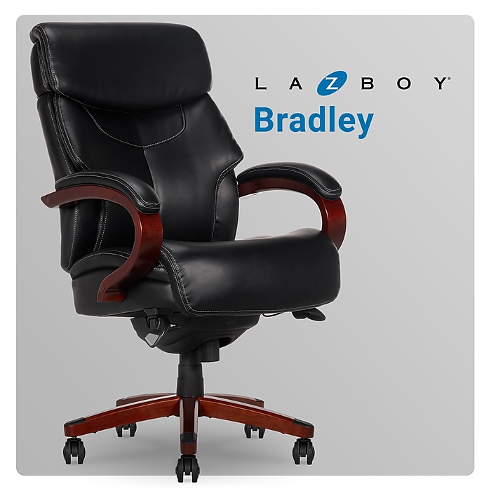 La-Z-Boy Bradley Bonded Leather Executive Chair, Black (46089-CC) | Staples La-Z-Boy Bradley Bonded Leather Executive Chair, Black (46089-CC) | Staples
