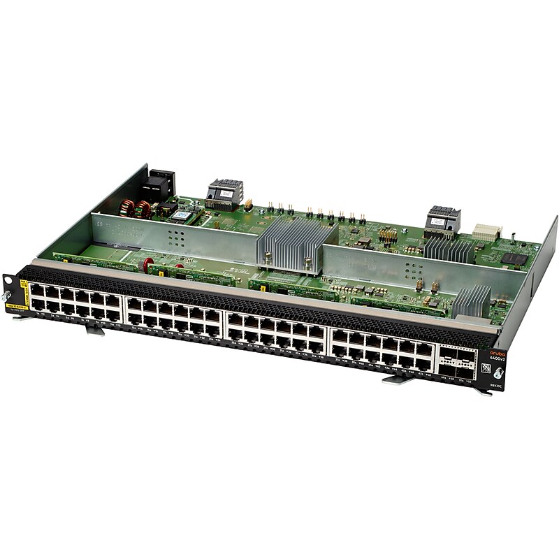 Aruba 6400 48-port Gigabit PoE Line Module, Black (R0X38C) image 1