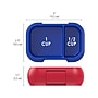 bentgo Kids Snack Container, Red/Royal, 12 oz. (BGKDSNK-R)~#|#~78CCFCAD-F377-4A64-A8C7AD16C4A90828_sc7