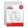 Staples Heavyweight Sealed Job Ticket Holder, 9" x 12", Clear, 50/Pack (ST63085)~#|#~78CF490B-4A1F-47B4-8785B65D96BCFFEC_sc7