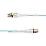 StarTech 3m (9.8ft) LC to LC (UPC) Duplex OM4 Multimode Fiber Optic Cable with Push-Pull Tabs, 50/125, Aqua (450FBLCLC3PP)~#|#~78D4BEA8-E9C3-4E85-B39F649A1CAEF818_sc7