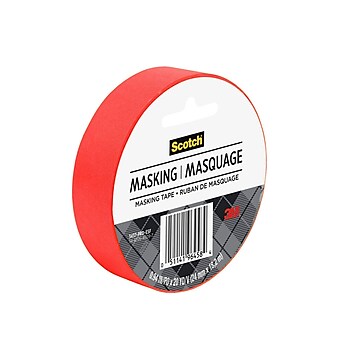 Scotch® Expressions Masking Tape, .94" x 20 yds., Red (3437-PRD)