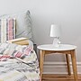 Creekwood Home Whimsilux 15.5" LED Table Lamp, White/Silver Glitter (CWT-2023-SL-LB)~#|#~78E3F7DE-CA14-467B-B8EE0E8544EAC269_sc7
