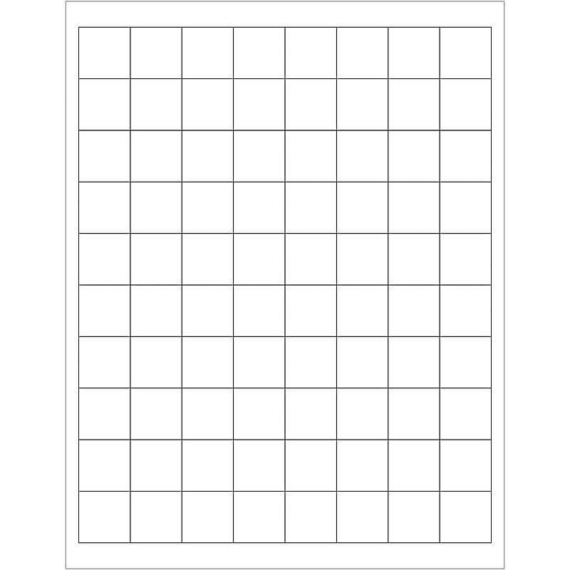 Tape Logic Laser/Inkjet Address Labels, 1" x 1", White, 8000/Carton (LL104) image 1